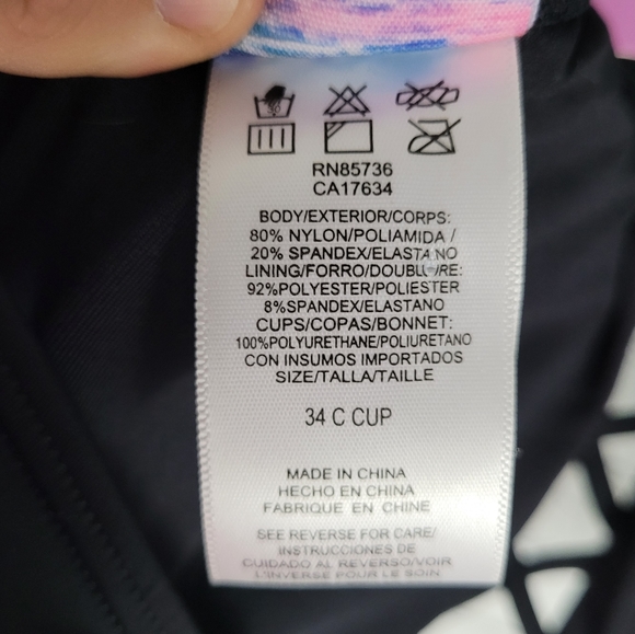 COCO RAVE | Gia underwire high neck cutout cleavage swim bathing suit bikini top - Picture 8 of 10